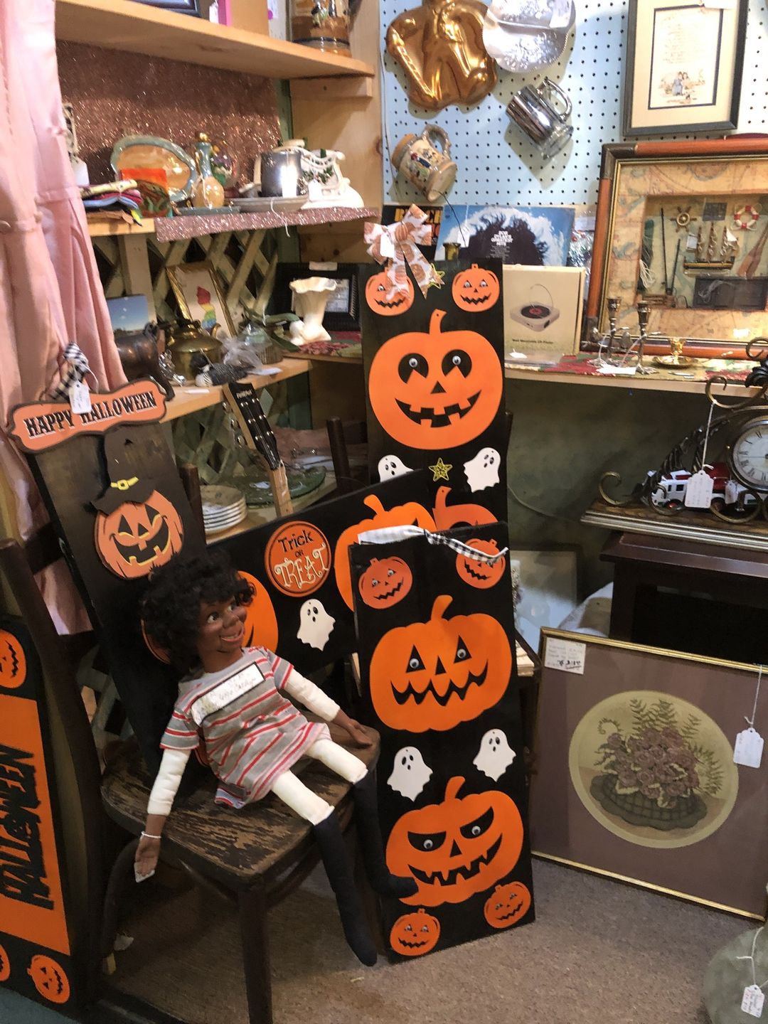 Scranberry Snapshots - Tosh in a pumpkin patch! - Scranberry Coop - Vintage Store - Antiques, Collectibles, & More