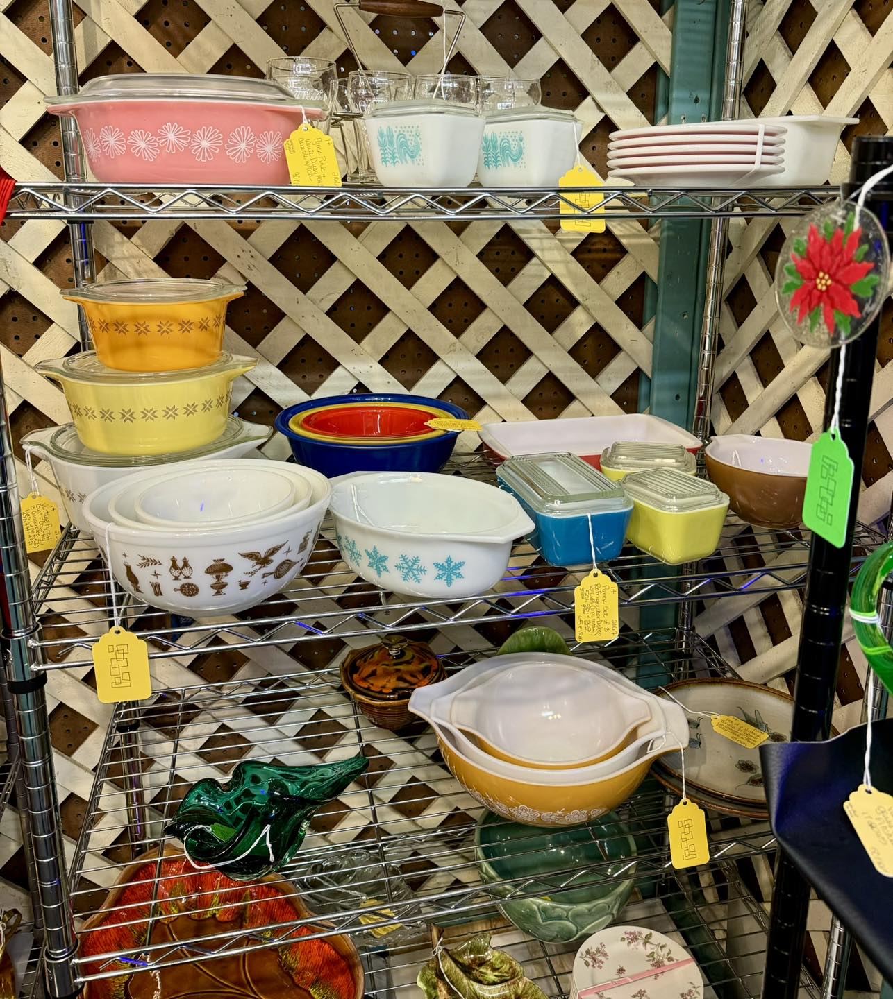 Booth 77 - Pyrex galore! - Scranberry Coop - Vintage Store - Antiques, Collectibles, & More