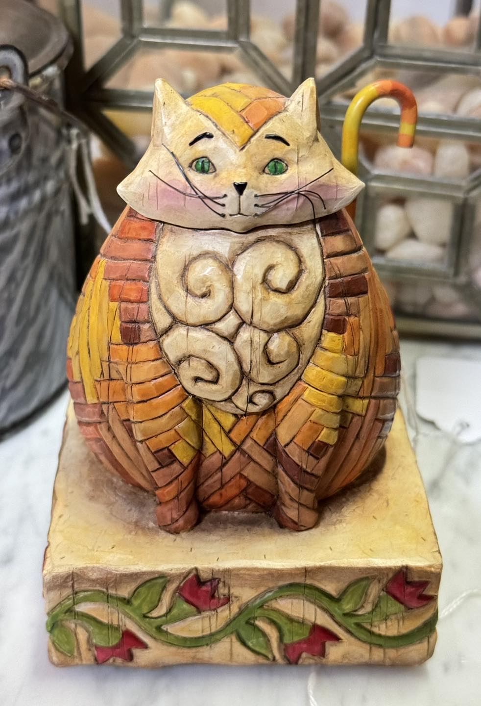 Booth 75 - Jim Shore Cubby Cat! 🐈 🐈‍⬛ - Scranberry Coop - Vintage Store - Antiques, Collectibles, & More